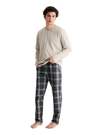 Pyjama pantalon top manches longues Ovid