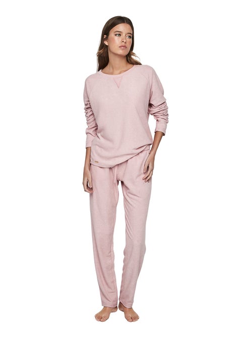 Pyjama pantalon top manches longues P103 CUDDLY - Kiabi