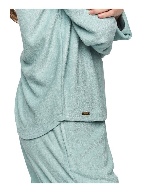 Pyjama pantalon top manches longues P103 CUDDLY - Kiabi