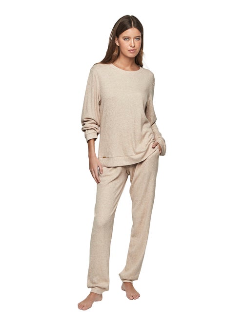 Pyjama pantalon top manches longues P106 CLOUD NINE - Kiabi