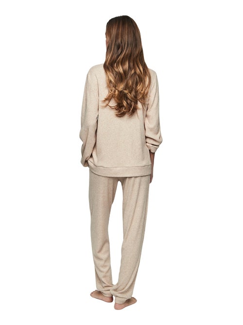 Pyjama pantalon top manches longues P106 CLOUD NINE - Kiabi