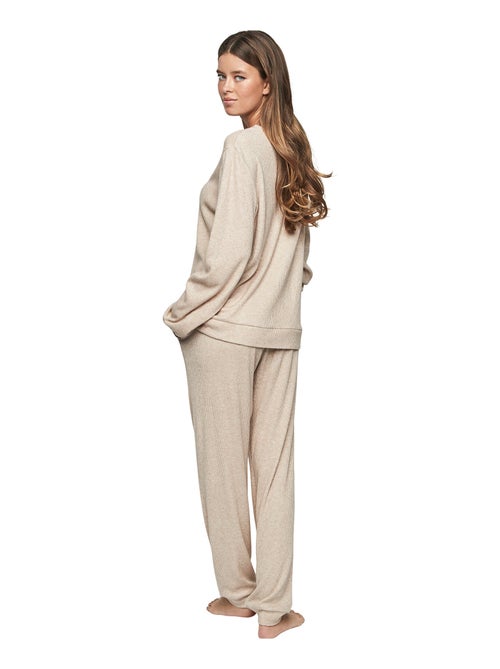 Pyjama pantalon top manches longues P106 CLOUD NINE - Kiabi