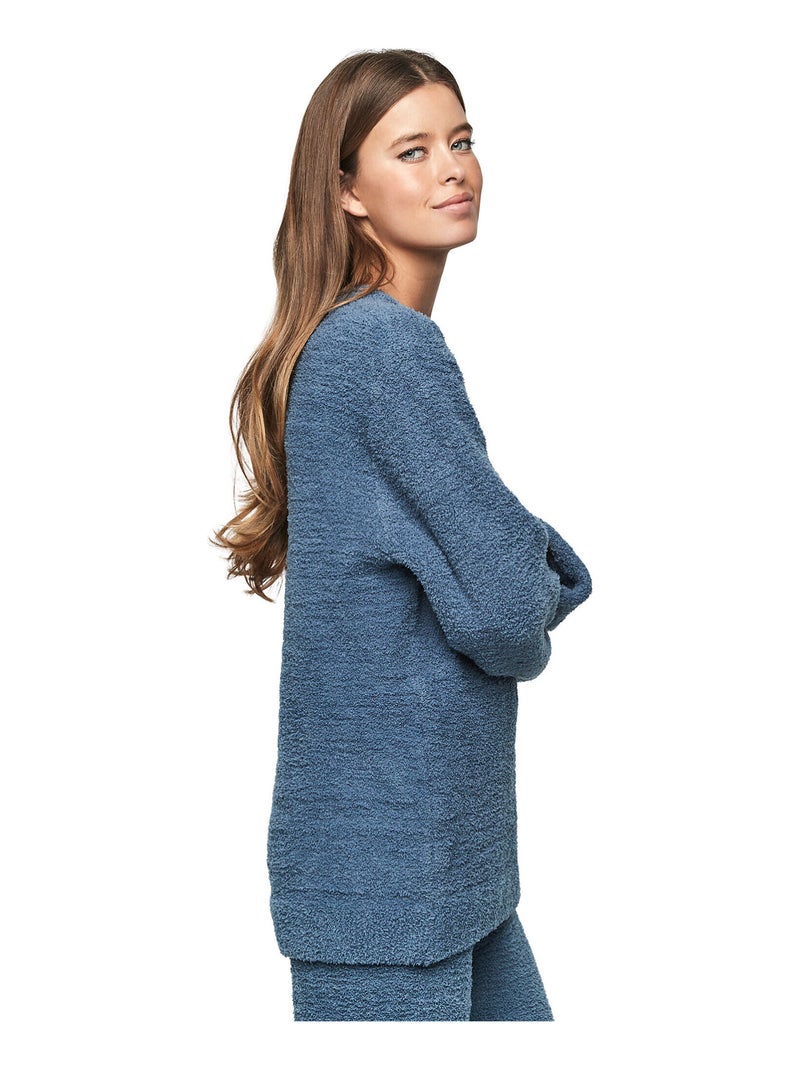 Pyjama pantalon top manches longues P110 CANDY CLOUD Bleu - Kiabi