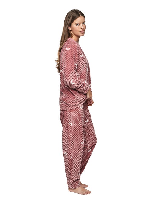 Pyjama pantalon top manches longues P112 ETOILE DE SOIR - Kiabi Pyjama pantalon top manches longues P112 ETOILE DE SOIR - Kiabi