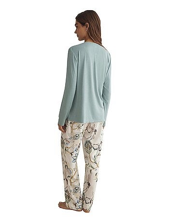 Pyjama pantalon top manches longues PAJAROS