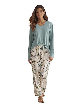 Pyjama pantalon top manches longues PAJAROS