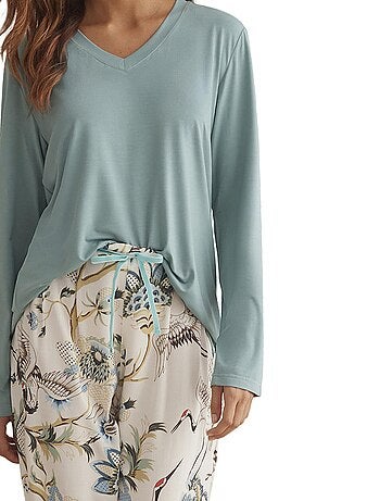 Pyjama pantalon top manches longues PAJAROS