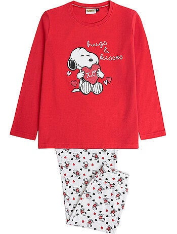 Pyjama pantalon top manches longues Peanuts In My Heart
