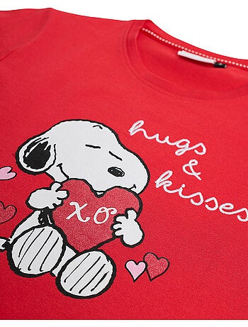 Pyjama pantalon top manches longues Peanuts In My Heart