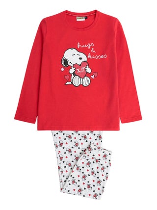 Pyjama pantalon top manches longues Peanuts In My Heart