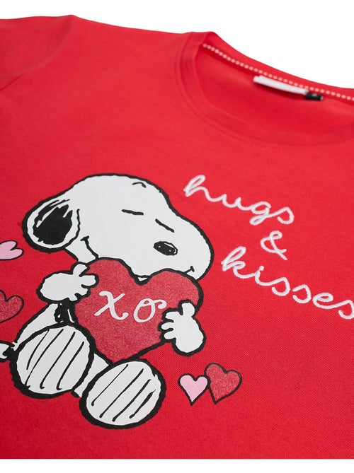 Pyjama pantalon top manches longues Peanuts In My Heart - Kiabi