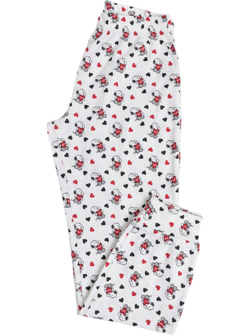 Pyjama pantalon top manches longues Peanuts In My Heart - Kiabi