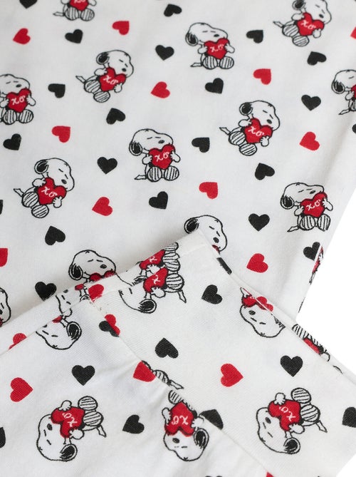 Pyjama pantalon top manches longues Peanuts In My Heart - Kiabi