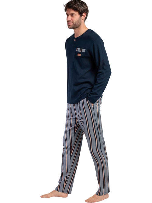 Pyjama pantalon top manches longues Pointe Antonio Miro - Kiabi Pyjama pantalon top manches longues Pointe Antonio Miro - Kiabi