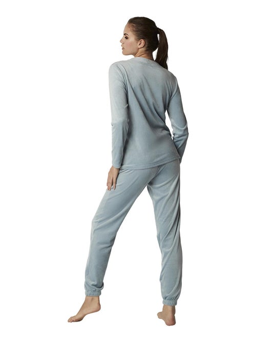 Pyjama pantalon top manches longues POLARSOFT - Kiabi Pyjama pantalon top manches longues POLARSOFT - Kiabi