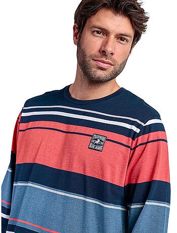 Pyjama pantalon top manches longues Rayas Burnt Lois