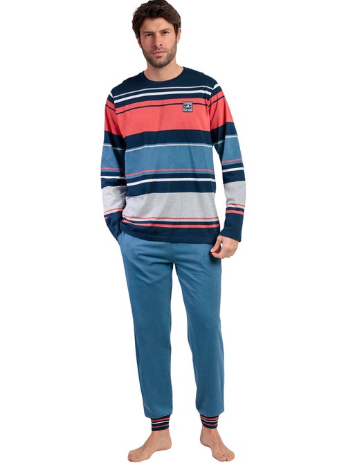 Pyjama pantalon top manches longues Rayas Burnt Lois - Kiabi