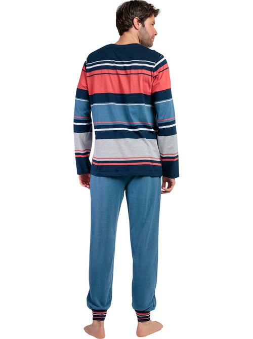 Pyjama pantalon top manches longues Rayas Burnt Lois - Kiabi