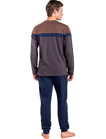 Pyjama pantalon top manches longues rayas dapper antonio miro