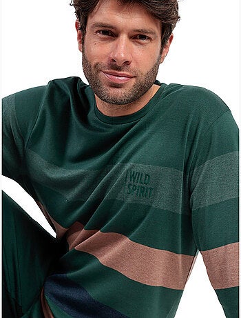 Pyjama pantalon top manches longues Rayas Wild Spirit