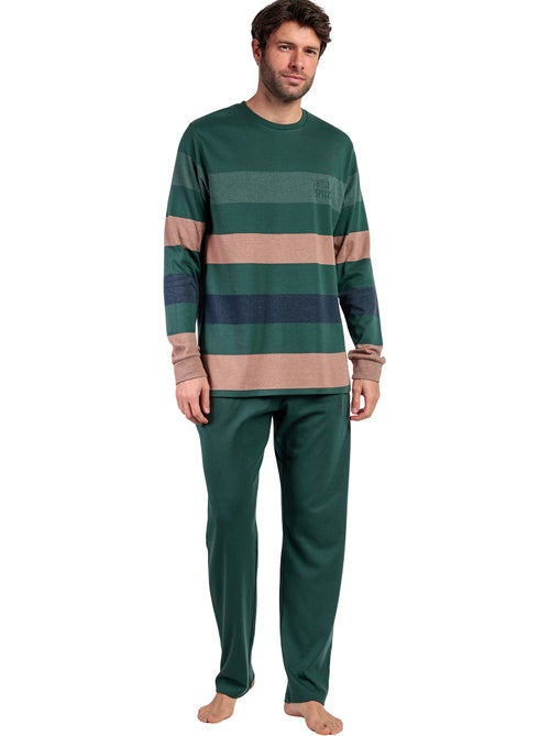 Pyjama pantalon top manches longues Rayas Wild Spirit - Kiabi Pyjama pantalon top manches longues Rayas Wild Spirit - Kiabi