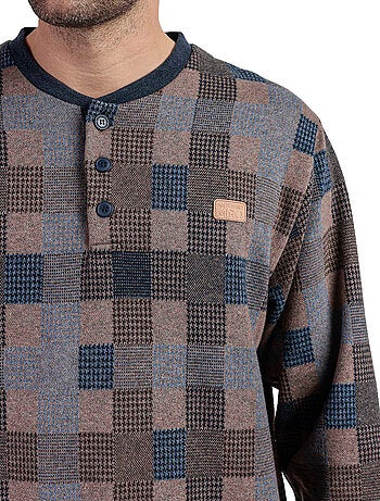 Pyjama pantalon top manches longues Rectangles Antonio Miro