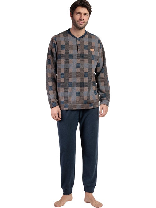 Pyjama pantalon top manches longues Rectangles Antonio Miro - Kiabi