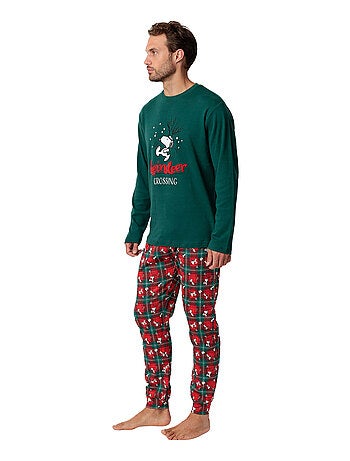 Pyjama pantalon top manches longues Reindeer Crossing Peanuts