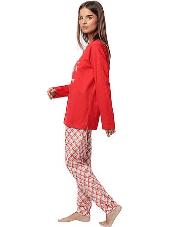 Pyjama pantalon top manches longues Reindeer