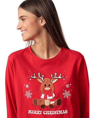 Pyjama pantalon top manches longues Reindeer