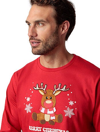 Pyjama pantalon top manches longues Reindeer