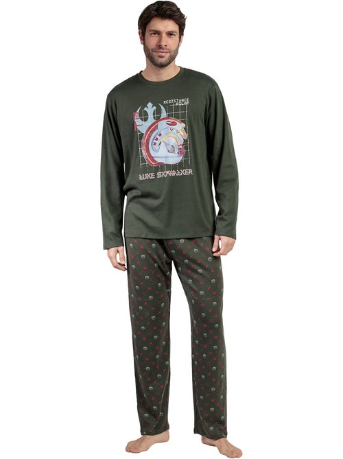 Pyjama pantalon top manches longues Resistance Pilot Star Wars - Kiabi Pyjama pantalon top manches longues Resistance Pilot Star Wars - Kiabi
