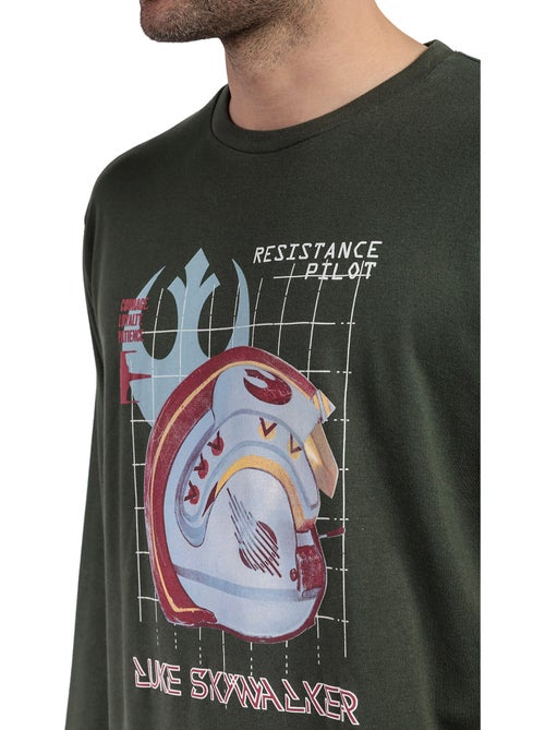 Pyjama pantalon top manches longues Resistance Pilot Star Wars - Kiabi Pyjama pantalon top manches longues Resistance Pilot Star Wars - Kiabi