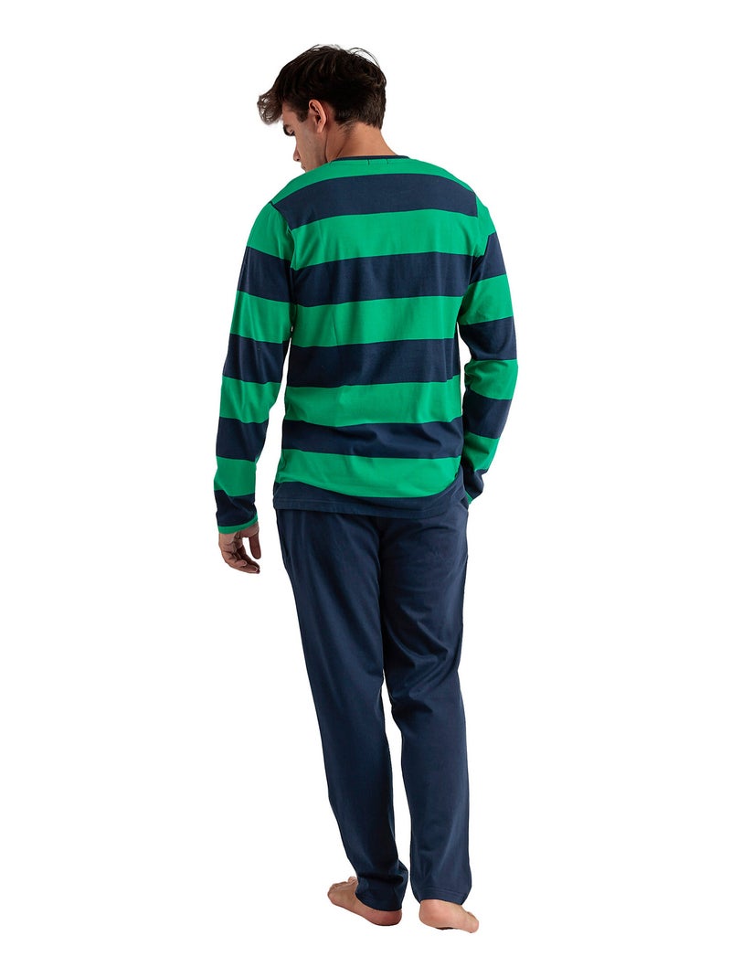 Pyjama pantalon top manches longues Rugby Paws Paddington Bleu marine - Kiabi