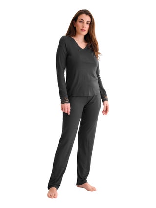Pyjama pantalon top manches longues RUTH