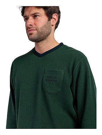 Pyjama pantalon top manches longues Smeraldo