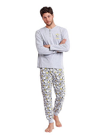 Pyjama pantalon top manches longues Snoopy Funny Peanuts