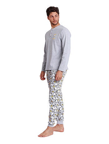 Pyjama pantalon top manches longues Snoopy Funny Peanuts