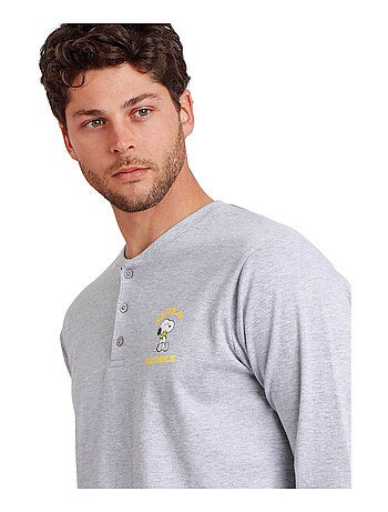 Pyjama pantalon top manches longues Snoopy Funny Peanuts