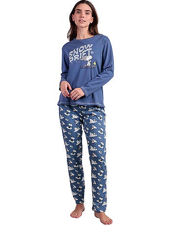 Pyjama pantalon top manches longues Snow Drift Peanuts