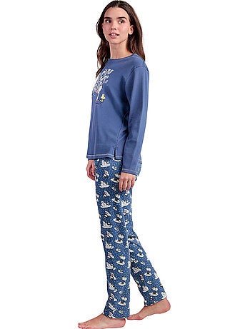 Pyjama pantalon top manches longues Snow Drift Peanuts