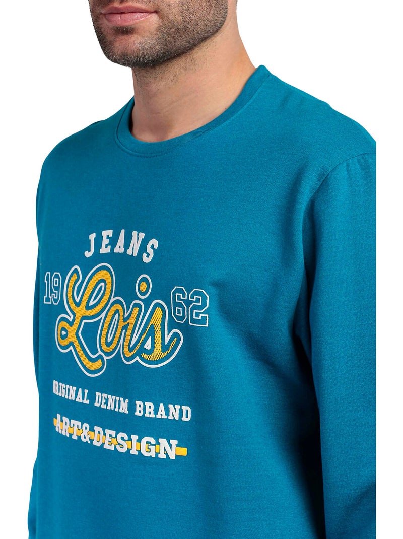 Pyjama pantalon top manches longues Snow Lois Bleu - Kiabi