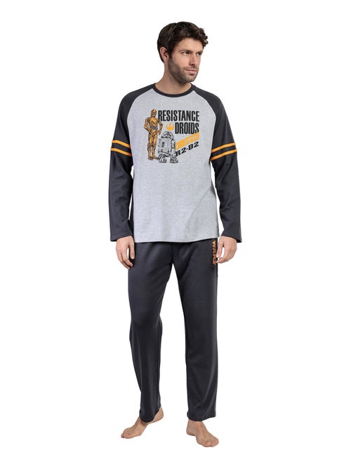Pyjama pantalon top manches longues Sport Star Wars - Kiabi