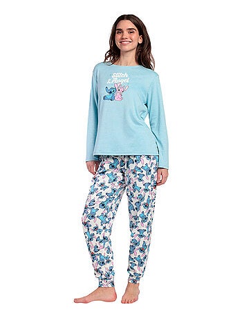 Pyjama pantalon top manches longues Stitch And Angel Disney