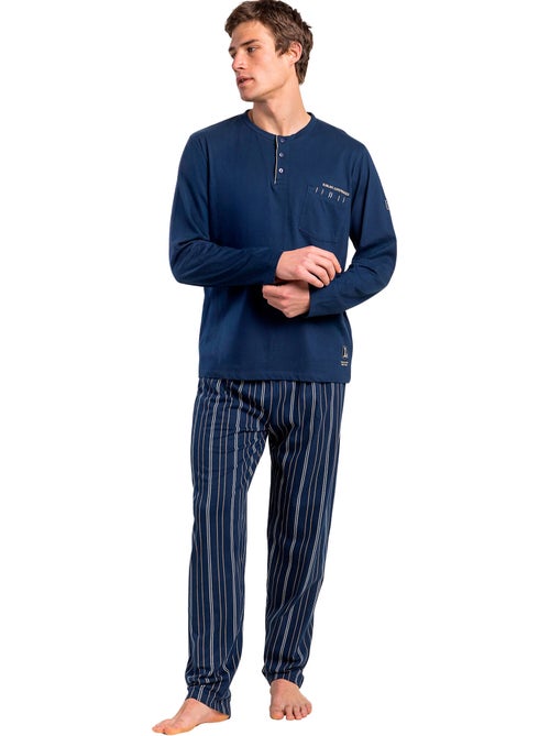 Pyjama pantalon top manches longues Sublime Experiences - Kiabi Pyjama pantalon top manches longues Sublime Experiences - Kiabi