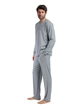 Pyjama pantalon top manches longues Supersoft