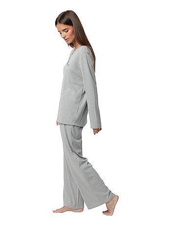 Pyjama pantalon top manches longues Supersoft