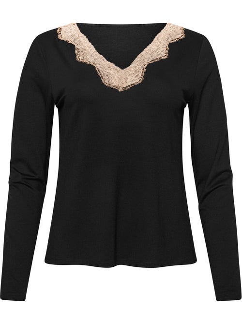 Pyjama pantalon top manches longues tania - Kiabi Pyjama pantalon top manches longues tania - Kiabi