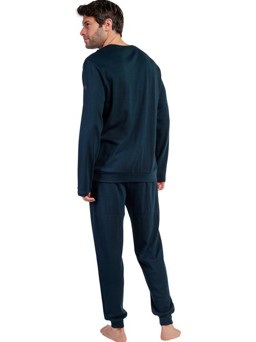 Pyjama pantalon top manches longues The Way You See - Kiabi Pyjama pantalon top manches longues The Way You See - Kiabi