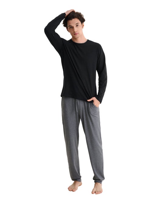 Pyjama pantalon top manches longues Titan - Kiabi